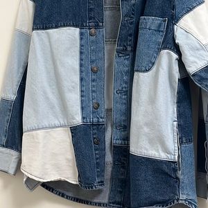 Patchwork Colorblock Demin shirt/jacket